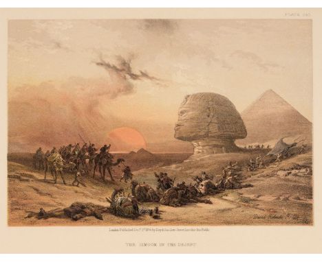 Roberts (David). The Holy Land, Syria, Idumea, Arabia, Egypt &amp; Nubia, 1st quarto edition, 6 volumes in 3, London: Day &am