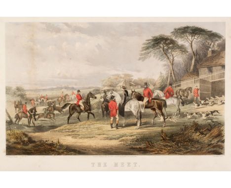 * Sutcliffe (J.). Set of four Fox hunting lithographs, The Meet, Breaking Cover, Full Cry [and] The Death, Thos. McLean, 1st 