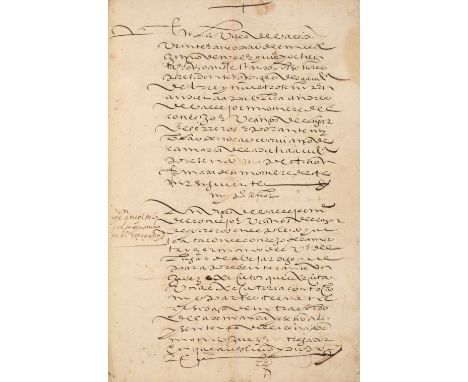 * Spanish Lawsuit. A manuscript document concerning an ongoing lawsuit involving the village of Herreros, in Soria, Spain, 15