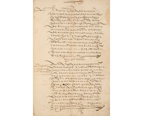 * Spanish Lawsuit. A manuscript document concerning an ongoing lawsuit involving the village of Herreros, in Soria, Spain, 15