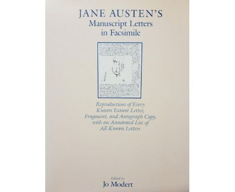Modart (Jo, editor). Jane Austen's Manuscript Letters in Facsimile..., 1st edition, Carbondale: Southern Illinois University 