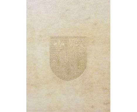 Gray (Thomas). Poems, privately printed for Eton College, London: The Medici Society, 1928, signed Eton 'Hunc Librum' front e