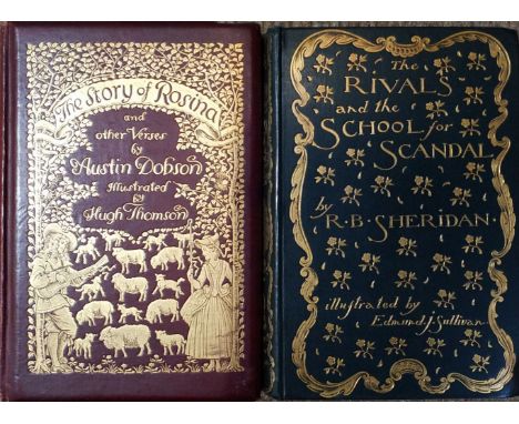 Thomson (Hugh, illustrator). The Story of Rosina, and other Verses, by Austin Dobson, London: Kegan Paul, Trench, Trübner &am