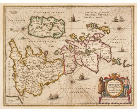 British Isles. Jansson (Jan &amp; Ortelius Abraham), Insularum Britannicarum Acurata Delineatio ex Geographicis Conatibus Abr