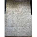 10' X 14' WOOL/A.SILK HAND TUFTED IN INDIA, MSRP $5,197, INVENTORY CODE OPAL TF219SK NAT/BGE