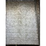 10' X 14' WOOL/A.SILK HAND TUFTED IN INDIA, MSRP $5,197, INVENTORY CODE OPAL TF219SK NAT/BGE