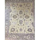 8' X 10' WOOL/ART. SILK HAND KNOTTED IN INDIA - MSRP $3,495.00 - INVENTORY CODE: NMKUS76IVLLK