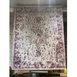 8' X 10' WOOL/ART. SILK HAND KNOTTED IN INDIA - MSRP $4,281.00 - INVENTORY CODE: MRGUA11GRYPR