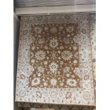8' X 10' ART. SILK HAND KNOTTED IN INDIA - MSRP $3,495.00 - INVENTORY CODE: NMKUST76RDBG