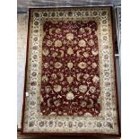 10' X 14' WOOL/A.SILK HAND MADE IN INDIA, MSRP $5,197, INVENTORY CODE PROVENCE IAD8598 RD/IV