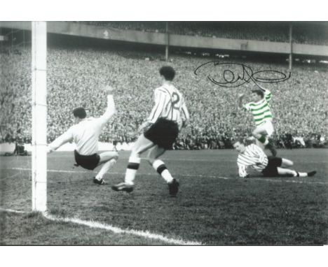 Bertie Auld Signed 1965 Celtic 8x12 Photo. Good Condition. All signed items come with our certificate of authenticity. We com