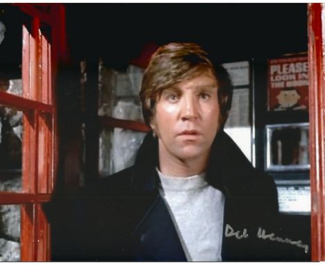 Del Henney signed 10x8 colour photo from Straw Dogs. Irish character actor, perhaps best known for his role as Charlie Venner