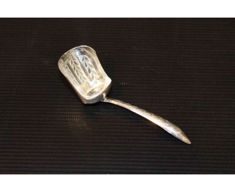 Georgian silver caddy spoon