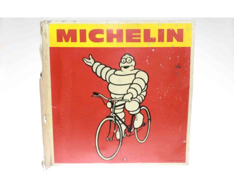 Vintage enamel Michelin advert sign