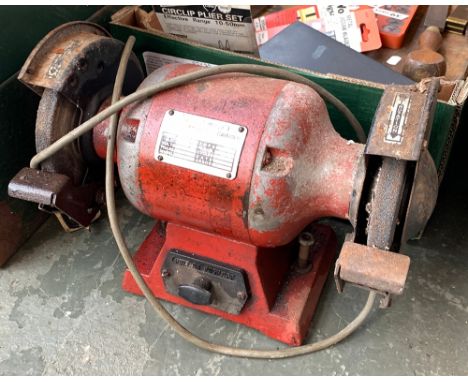 A Sealey 6" bench grinder 