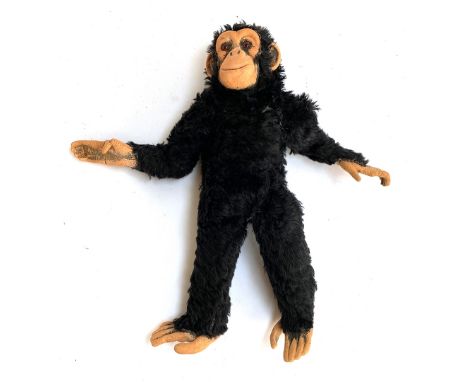 A vintage Deans Childs Play Toys Ltd Chimp, 43cmL 