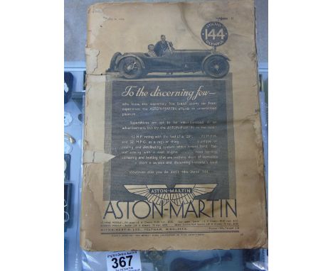 VINTAGE ' MOTOR MAGAZINE' DATED 1933