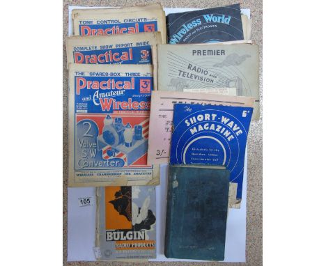 QUANTITY OF VINTAGE RADIO MAGAZINES, 'SHORT WAVE' & 'PRACTICAL & AMATEUR WIRELESS'