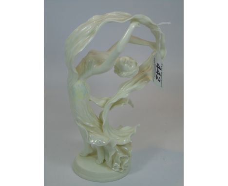 ROYAL WORCESTER FIGURE, SPIRIT OF THE DANCE, 1991 LIMITED EDITION OF 5,000