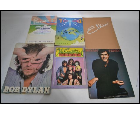 A collection of vintage 20th century music programmes dating from the 1970's to include Bob Dylan, Tjhe Who, Bryan Ferry, Elk