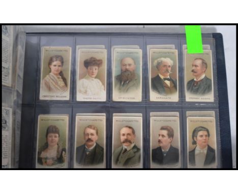 Cigarette cards; four albums of vintage cigarette cards, all appearing to be full / complete sets. To include; John Player Cr