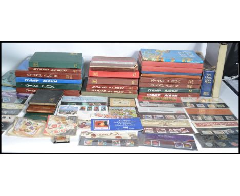 A large collection of vintage World stamps dating from the 19th century to include many GB stamps. All within albums.