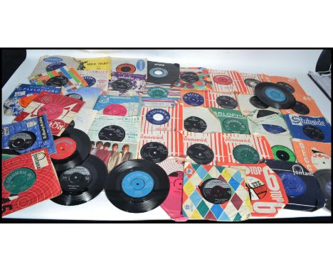 A fantastic collection of 45 rpm / 7" vinyl singles dating from the 1960s to include various artists to include The Rolling S