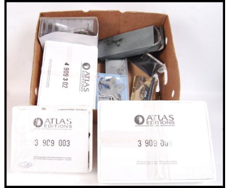 A collection of Atlas Edition &amp; Del Prado military themed diecast models to include; army Jeeps, fighter planes, various 