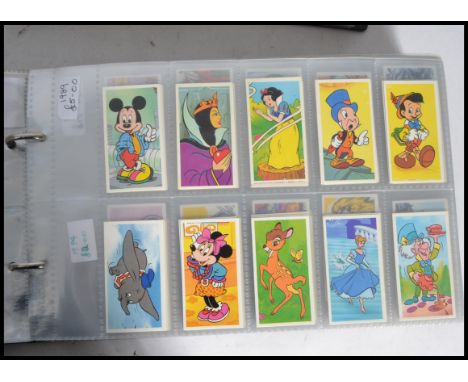 Cigarette cards; a good collection of 4x assorted cigarette card albums, filled with largely complete sets (some part sets) o