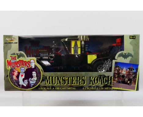 Ertl - A boxed 1:18 scale Ertl 'American Muscle' #36685 'Munsters Koach'. The model appears to be in Mint condition in housed