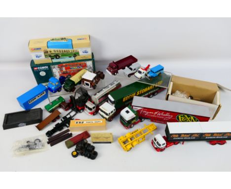 Corgi - Joal - Diecast - A collection of 7 Unboxed Corgi vehicles in different scales including a 1/50 Eddie Stobart #14303 F