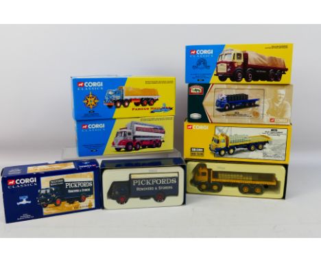 Corgi - Diecast - A set of 6 Corgi 1/50 scale vehicles. Includes #22701 Pickfords and #13701 Arrow Bulk Carriers LTD. These i