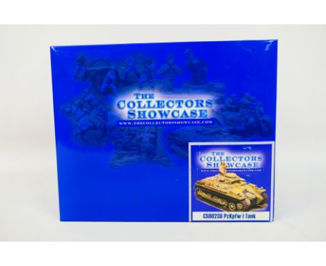 The Collectors Showcase - A boxed diecast Collectors Showcase CS 00238 PzKpfw I model tank from the Collector Showcase 'Afrik