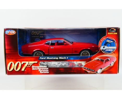 Joyride - A boxed 1:18 scale Joyride #33848 'James Bond - Diamonds Are Forever' Ford Mustang Mach 1. The model appears to be 