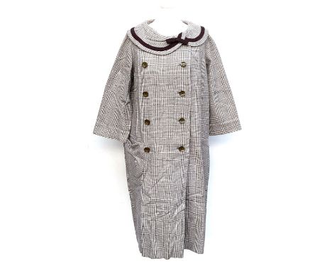 A Harrods Prince of Wales wool dress; together with a Page Boy vintage maternity dress, size 16; two Maternally Yours Hardy A