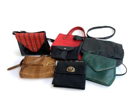 A collection of ladies handbags, to include some vintage, brands such as Longchamp 