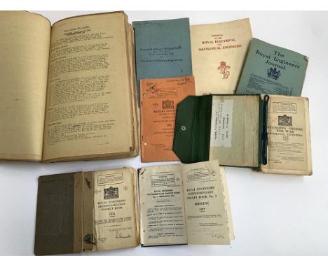 A quantity of WWII and later Engineers related literature to include; 'The Royal Engineers Journal' vol. LV December 1941; 'J