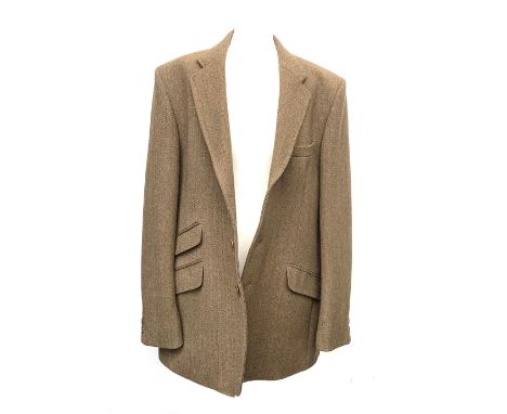 A Bladon keeper's ratcatcher tweed hacking jacket, with single vent to rear, three buttons, and ticket pocket, 42-44" chest, 