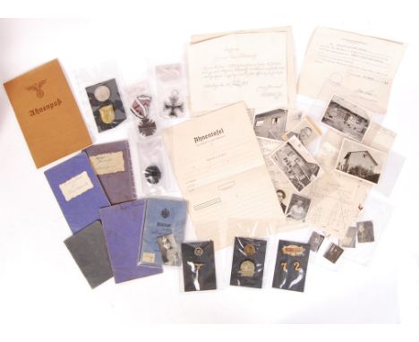 A large and interesting collection of First &amp; Second World War related effects, all belonging to the same German soldiers