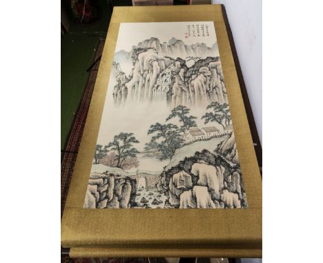 Large Chinese scroll