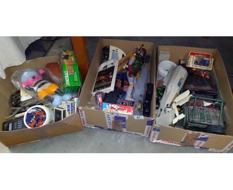 3 boxes of vintage 1970/1980's toys and miscellanea a/f 