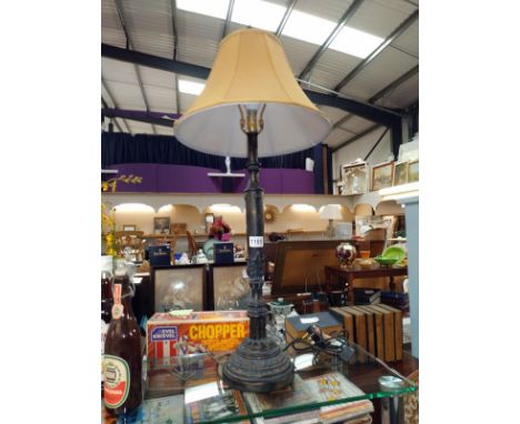 A tall classical designed table lamp. Height 81cm.