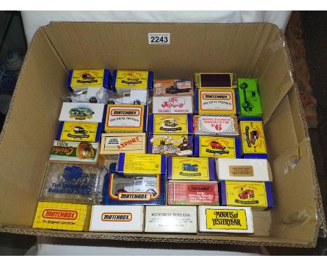 30 rare Matchbox MB38 model A Ford vans including Matchbox International collectors association, Mica convention including Be