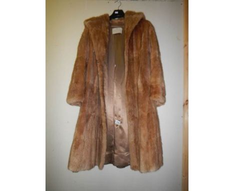 A vintage J Marks & Son, Birmingham fur? coat.*Condition report*Inside and outside look in good condition.