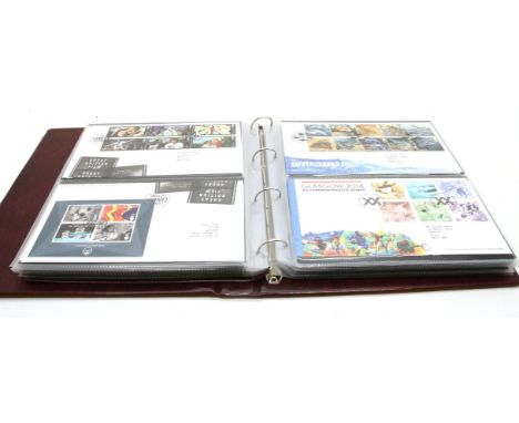 Six Royal Mail First Day cover albums, from 1996-2016