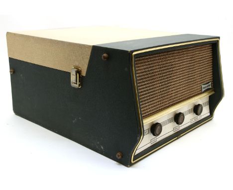 A Dansette Conquest valve record player