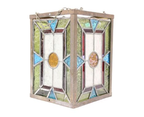 An Arts and Crafts ceiling lamp