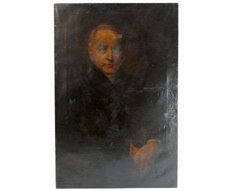 A 19th century English school, portrait of a man, 36ins x 24ins
