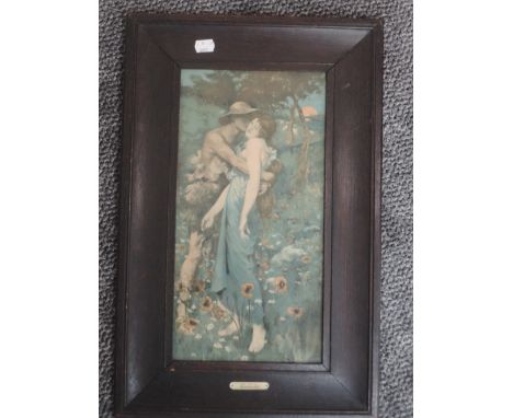 Greiffenhagen, (19th century), after, a print, An Idyll, embossed 'Published by permission from the original in possession of