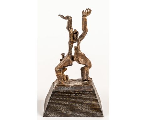 Ossip ZADKINE (1890-1967) La ville détruite  Bronze, 62/100, bezeichnet und nummeriert  H. mit Sockel: 17.8 cm